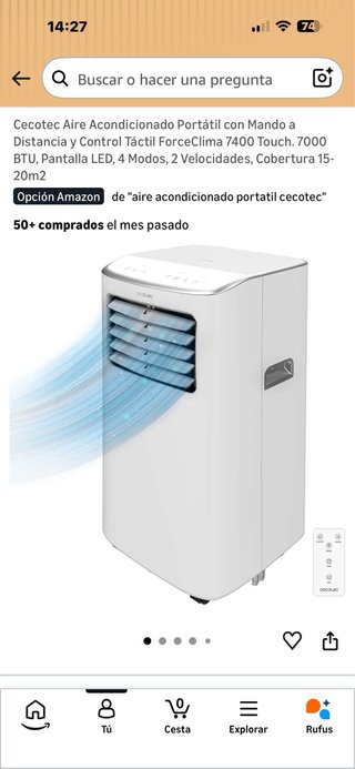 Cecotec Pingüino 7000 BTU