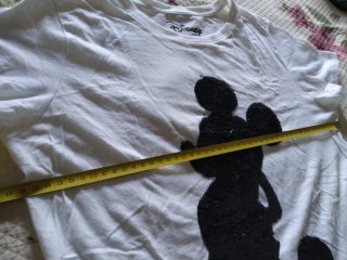 Camiseta Disney Mickey Lentejuelas Plata