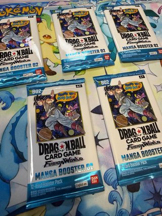 Dragon Ball Manga Booster SB02 x5 Bustine