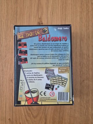 Juego de mesa El portero Baldomero