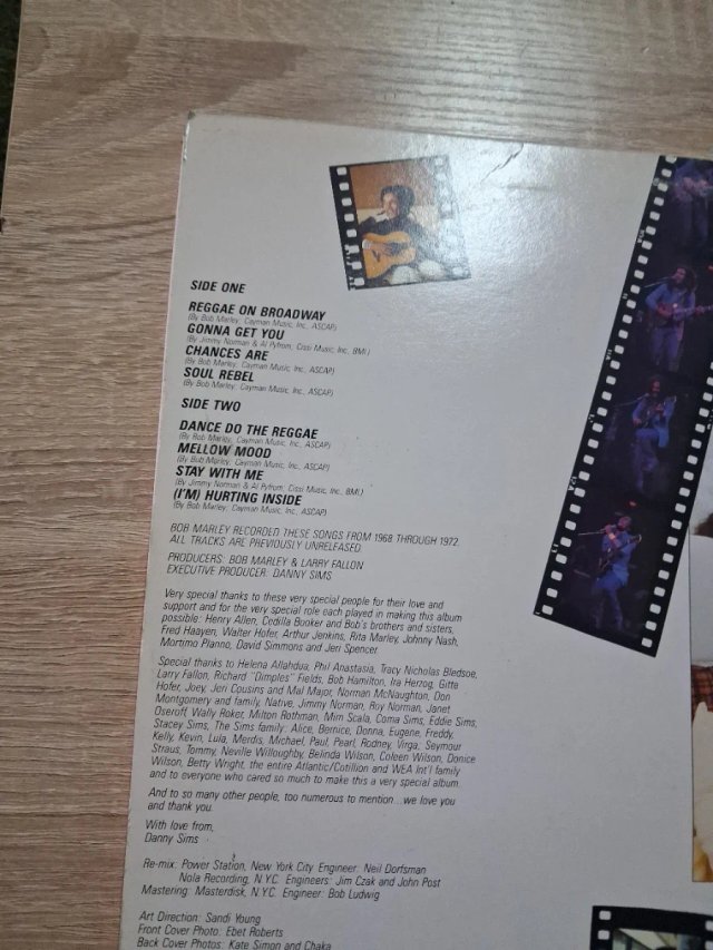 Vinilo Bob Marley - Chances Are