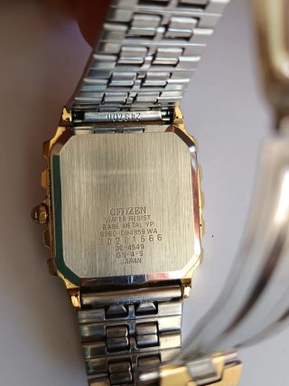 Reloj Citizen Hombre Oro y Plata