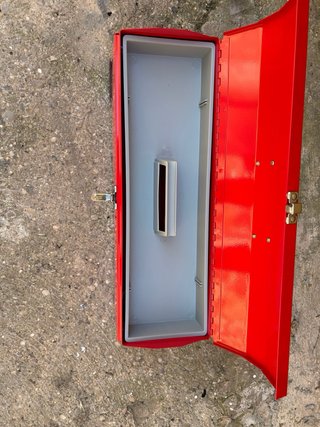 Caja de herramientas roja Faithfull