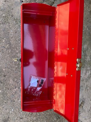 Caja de herramientas roja Faithfull