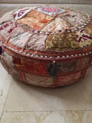 Puf Patchwork Decorativo