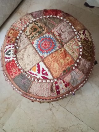 Puf Patchwork Decorativo