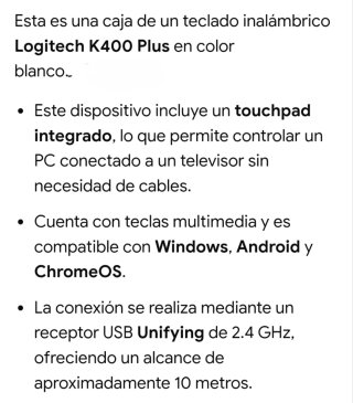 Tastiere Logitech K400 Plus TV senza fili