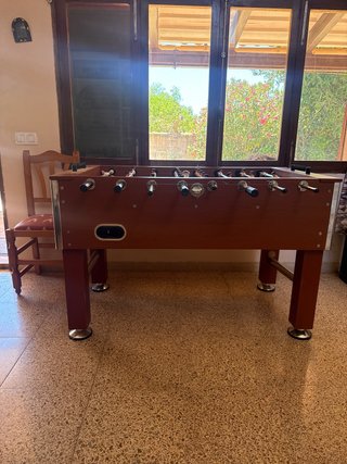 Futbolín de madera para divertirse
