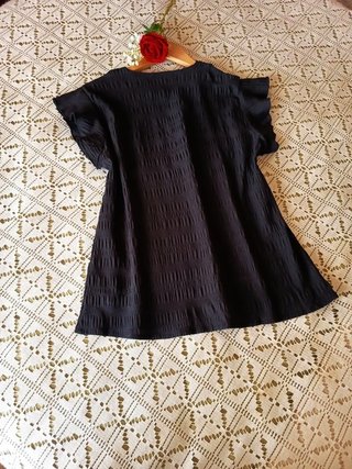Elegante Blusa Color Negro TL