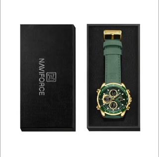 Reloj Naviforce Hombre Oro y Verde