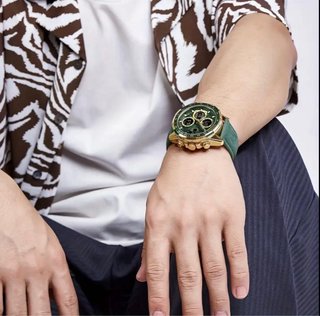 Reloj Naviforce Hombre Oro y Verde