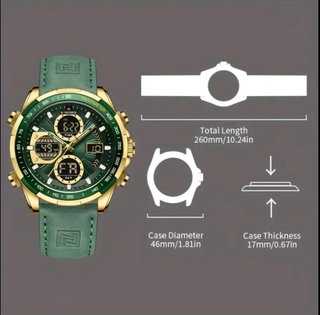 Reloj Naviforce Hombre Oro y Verde