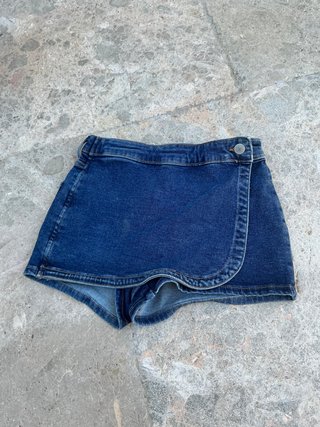 Falda pantalón vaquera Pull and Bear Talla S