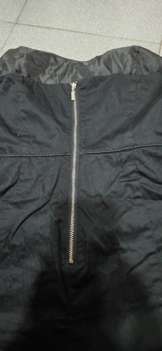 Vestido Mono sin tirantes negro adolfo dominguez