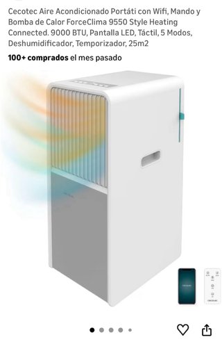Cecotec Pingüino 7000 BTU Aire Acondicionado