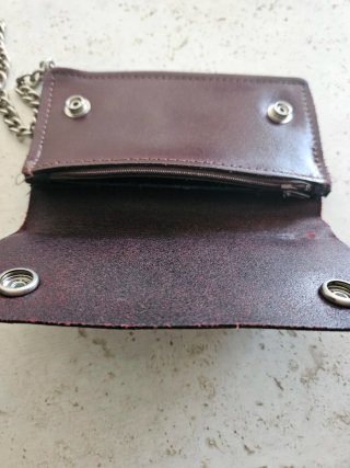 Cartera Piel Harley Davidson con Cadena