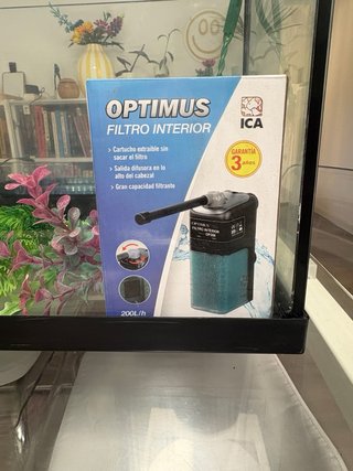Pecera en Buen Estado de 33 Litros + Accesorios.