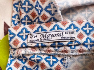 Mono corto Mayoral T-14