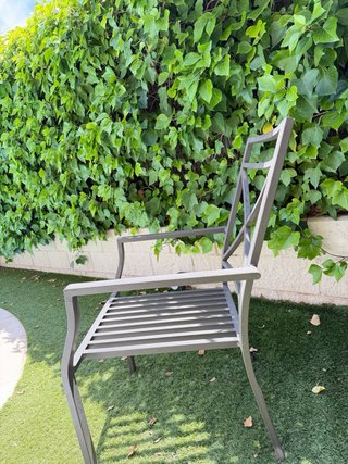 6 Sillas exteriores metálicas de Leroy Merlin