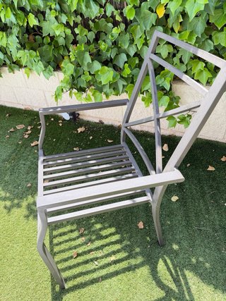 6 Sillas exteriores metálicas de Leroy Merlin