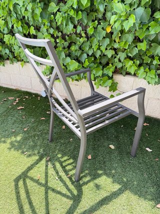 6 Sillas exteriores metálicas de Leroy Merlin