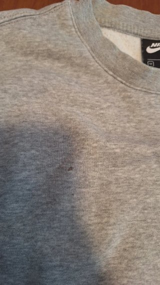 Sudadera Nike Gris Sin Capucha