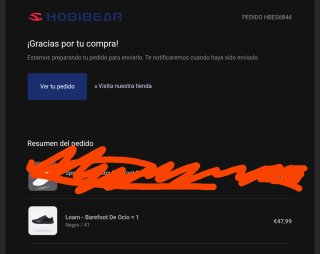 Zapatos Hobibear barefoot Talla 41 Negros
