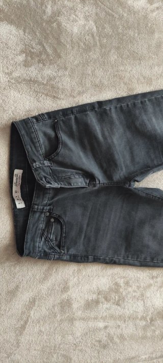 Pantalones pitillo grises Denim Co.