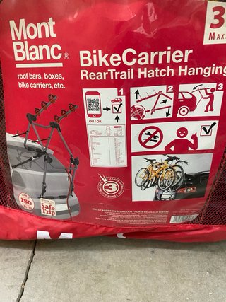 Portabicicletas Montblanc 3 Bicis Porton COMO NUEV