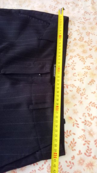 Traje de chaqueta y pantalón negro mujer
