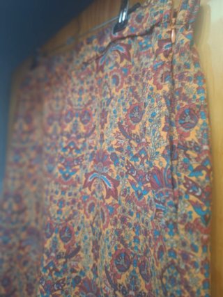 Pantalón ancho estampado floral