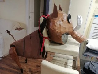 Disfraz Pumba Rey León Artesanal