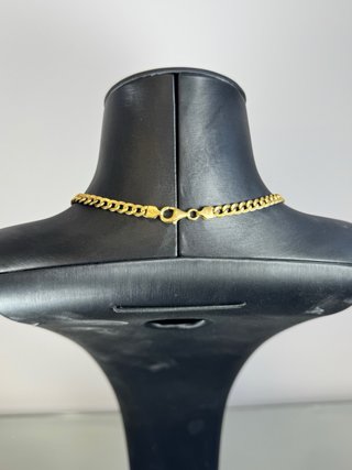 Cadena Barbada Oro 18k