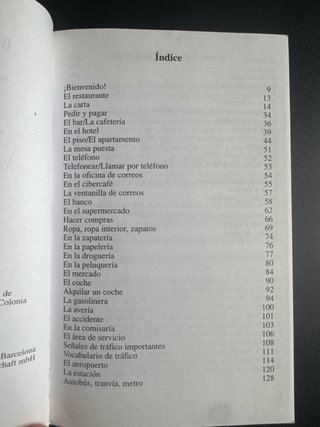 Guía Inglés de conversación para viajar