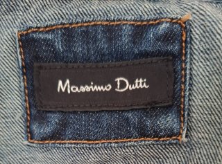 Chaqueta Vaquera Militar Massimo Dutti Mujer