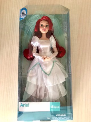 muñeca novia Ariel sirenita Disney store