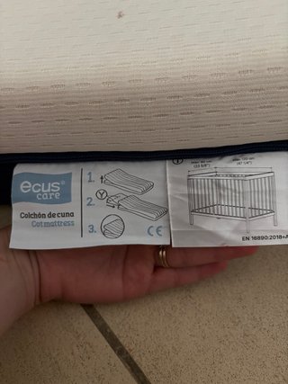 Cuna Trama + Kit Colecho + Colchón Ecus Care