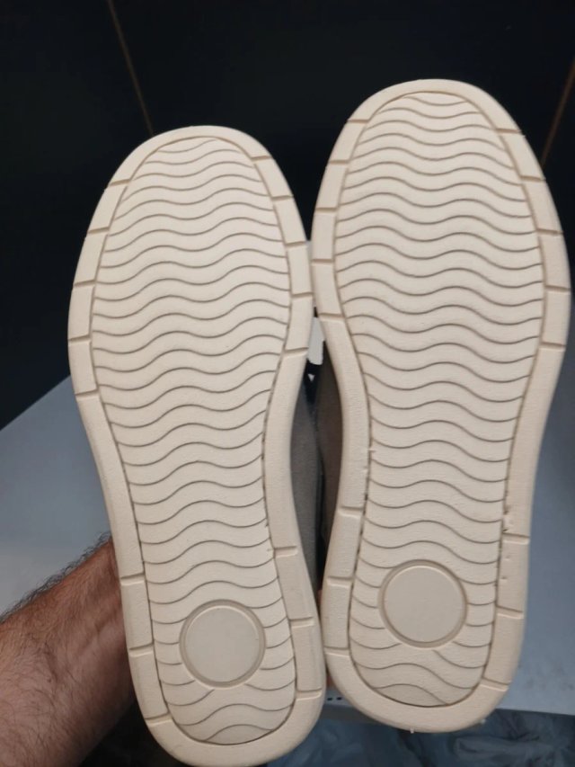 Talla 41 Mocasines Hombre Beige y Marrón