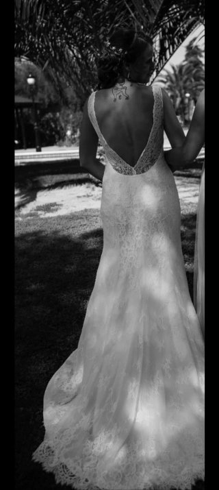 Vestido de Novia Aire Barcelona Blanco