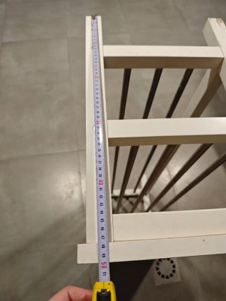Banco zapatero IKEA madera y metal