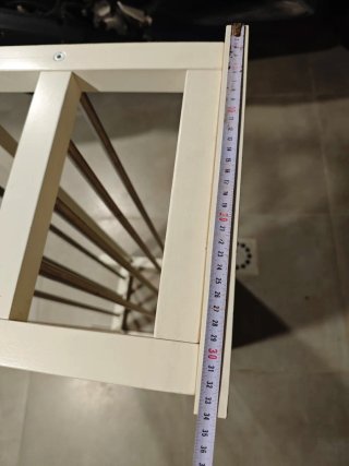Banco zapatero IKEA madera y metal