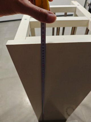 Banco zapatero IKEA madera y metal
