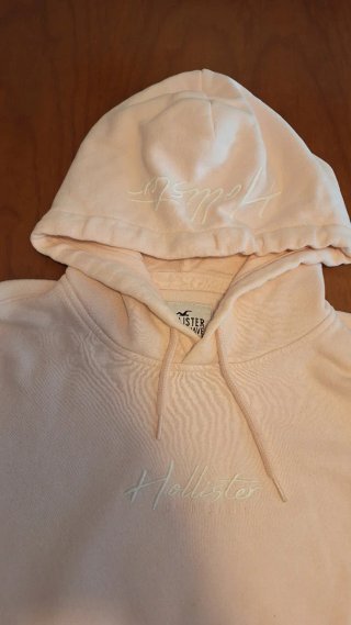 Sudadera Hollister Oversize Rosa Palo Talla XL