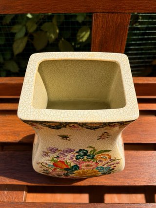 Vaso Royal Satsuma Craquelé Floreale
