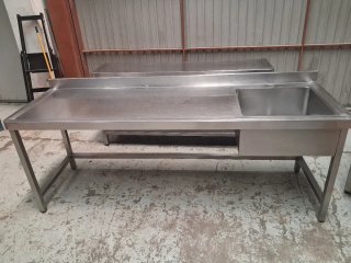 Fregadero industrial acero inoxidable