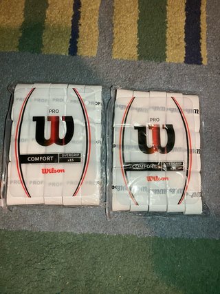 15 Wilson Overgrip para tennis padel nuevos blanco