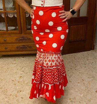 Falda Rociera Lunares