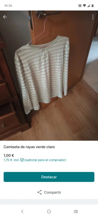 Prendas de ropa a un euro