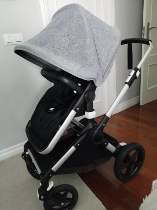 Carrito Bugaboo Fox Negro y gris