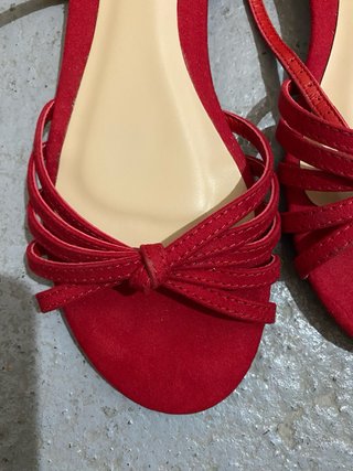 Sandalias Sfera Rojas Talla 37